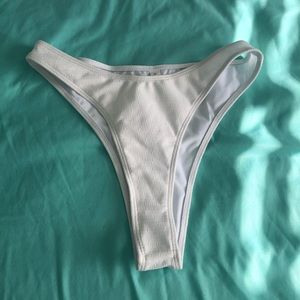 White Bathing Suit Bottom